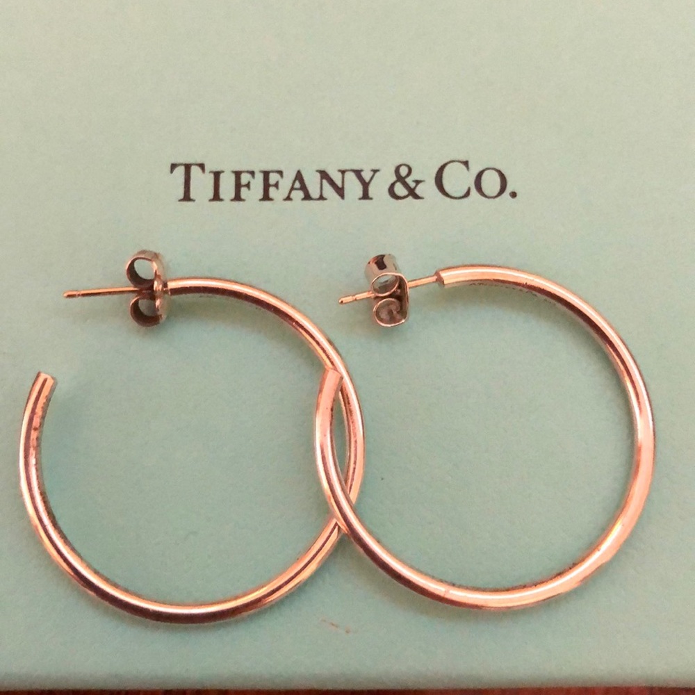 Tiffany Sterling Hoops